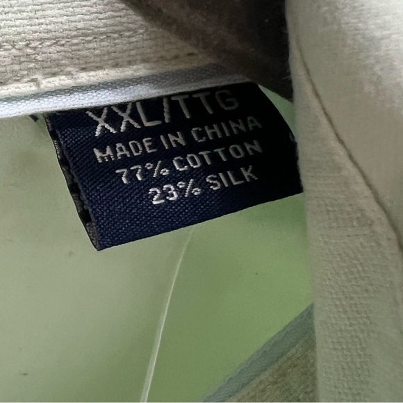 Tommy Bahama Island Twill Long Sleeve Button Down Shirt in Honeydew Green XXL - Picture 6 of 7